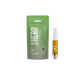 thch cartridge hero green apple crunch